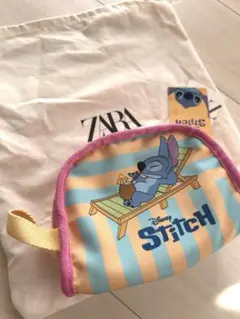 ZARA スティッチ　Stitch ポーチ　新品