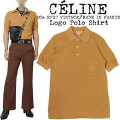 ★美品★CELINE★セリーヌ★VINTAGE ロゴ ポロシャツ★フランス製★S