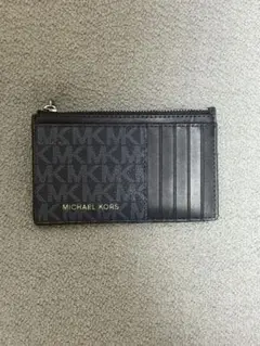 美品 MICHAEL KORS フラグメントケース ネイビーブラック