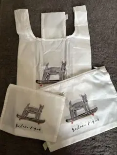 ジェラートピケ♡♡エコバッグ♡♡ポーチ3点セット