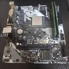 Ryzen 3 2200G A320M-HDV メモリ4GB×2 ビデオカード ASRock > A320M-HDV R4.0