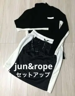 美品　jun&rope セットアップ価格　レディースゴルフウェア