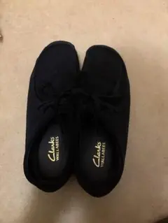 Clarks Wallabees 黒 ローファー