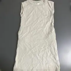 BAYFLOW 女の子 120cm ノースリーブ ワンピース シンプル 無地