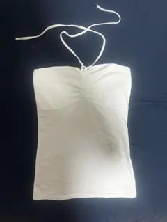 Brandy Melville 白チューブトップ