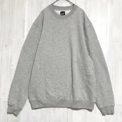 GAP ギャップ　クルーネックスウェット 裏起毛　グレー　M