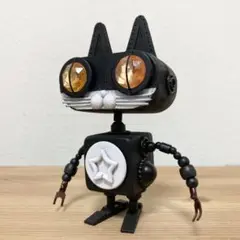 3、ミニロボット　スチームパンク　デブ猫　11.5cm