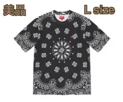 【美品】Supreme Small Box Tee Black Bandana