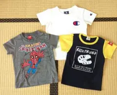 100cm 半袖Tシャツセット 3枚