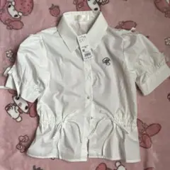 ❤︎ abc une face レーシングリボンブラウス ❤︎