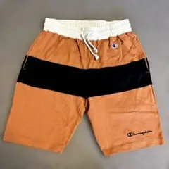 Champion(チャンピオン)ショートパンツ　レディース　Mサイズ 山吹+紺
