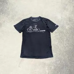 "セール中" KAVU Tシャツ USA製 コットン フロントプリント 自転車