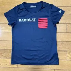 BABOLAT ネイビー Tシャツ レディスSサイズ