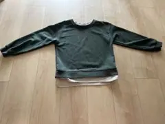 グローバルワークのトレーナー130センチ　カーキ