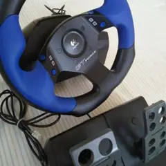 Logicool PS2用ステアリングコントローラ