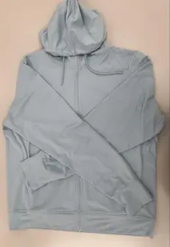 ユニクロ　エアリズムUVカットフルジップパーカー　L　 ブルー