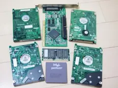 ジャンク ガラクタ ハードディスク TOSHIBA 電子回路基板 プリント基板