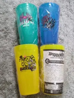 スパイダーマン　くじ　新品未使用　グウェン　プラスチック　タンブラー