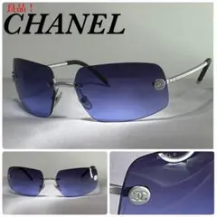 (良品!)CHANEL シャネル 縁なし ココマーク 4035 サングラス