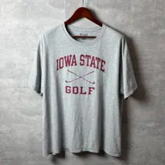 Champion カレッジTシャツ IOWA STATE GOLF XL グレー