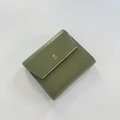 未使用品　ユーバイウンガロ　折り財布　スリム　レザーウォレット