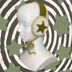 【୨୧ハンドメイド୨୧】 イヤーマフ 耳あて 星