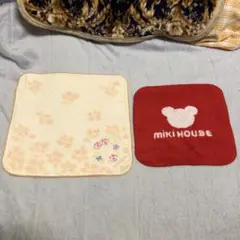 レノマハンドタオル、ミキハウスハンドタオルのセット