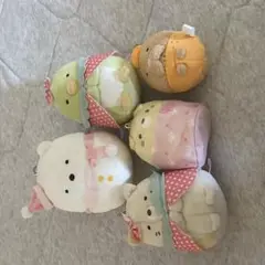 可愛いぬいぐるみ5体セット すみっコぐらし