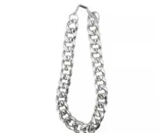 JieDa/ SWITCHING WIDE CHAIN NECKLACE