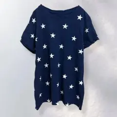 セントジョンズベイ Tシャツ 半袖カットソー 星柄 綿100% XL《a703