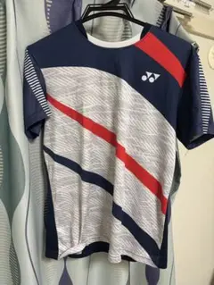 YONEX スポーツシャツ ネイビー/ホワイト/レッド