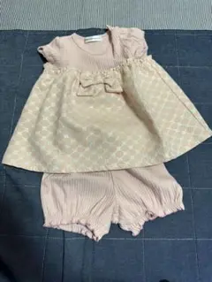 BeBe ピンクワンピースとショートパンツセット　最終値下げ