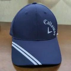 ★新品未使用★　Callaway ネイビー キャップ ストライプ