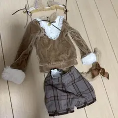 ボークス　ふんわりねこちゃんセット　ブラウン　SDサイズ