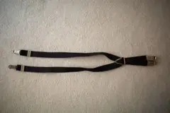 黒色ストレッチY字型サスペンダー
