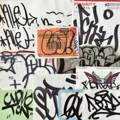 ① グラフィティー 手描きステッカー10枚セット graffiti グラフィティ
