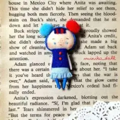 ぼんぼりちゃんC ハンドメイド　ぬいぐるみ　ブライス　ミニドール