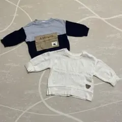 バースデイ Cottoli AMIILIO トレーナー 80 2枚セット