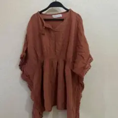 ZARA キッズ 五分袖トップス ポンチョLサイズ