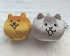 にゃんこ大戦争　ぬいぐるみセット（金・シルバー）