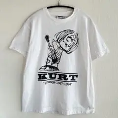 希少 ニルヴァーナ　カードコバーン　Tシャツ　スヌーピー調