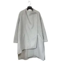 ENFOLD/アシメ/ロングコート/36/GRAY