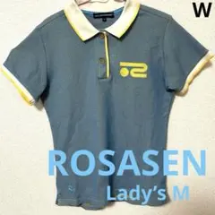 rosasen M ポロシャツ 青・黄 Lady’s M