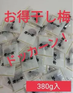 ドッカーン！干し梅お得用！380㌘（190g✕２）