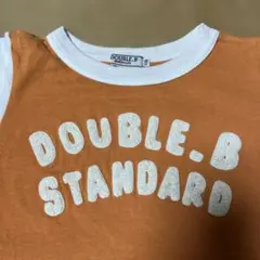 値下げ★DOUBLE.B 半袖Tシャツ オレンジ