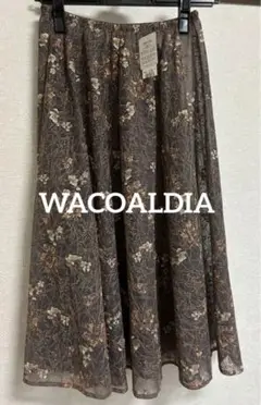 【新品タグ付き】ワコールディア　刺繍入りフレアスカート 黒 m60384964020_1.jpg?1717148066
