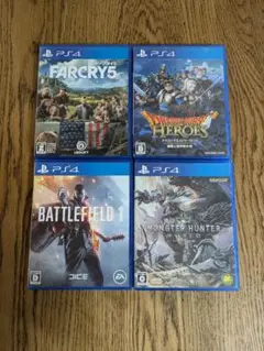 【PS4】ソフト4本セットまとめ売り