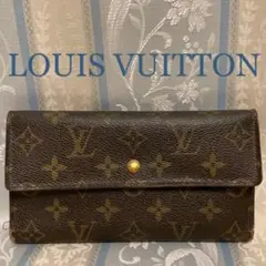 ※C⑩ LV ポルト・トレゾール・インターナショナル モノグラム 長財布