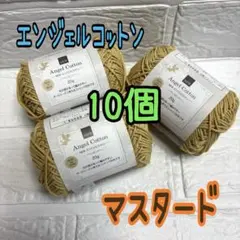 エンジェルコットン 2019番 マスタード 10個