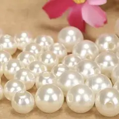イミテーションパール 穴なし ハンドメイド フェイクパール